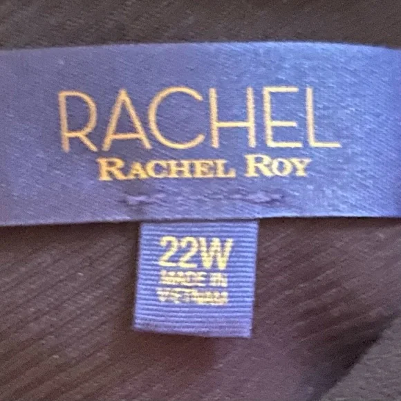 Rachel Rachel Roy Womens Roma Black Ruffled Wide-Leg Jumpsuit - Picture 4 of 5